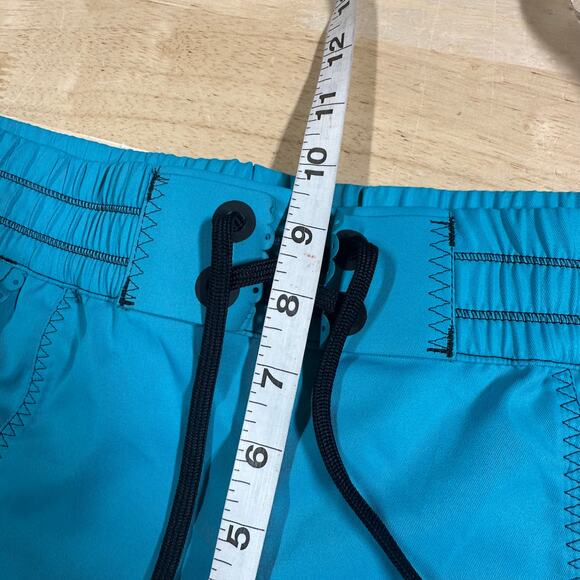 Lululemon Paradise Long Shorts Surge Blue Women's Sz 10 Excellent Used Condition - Picture 6 of 7